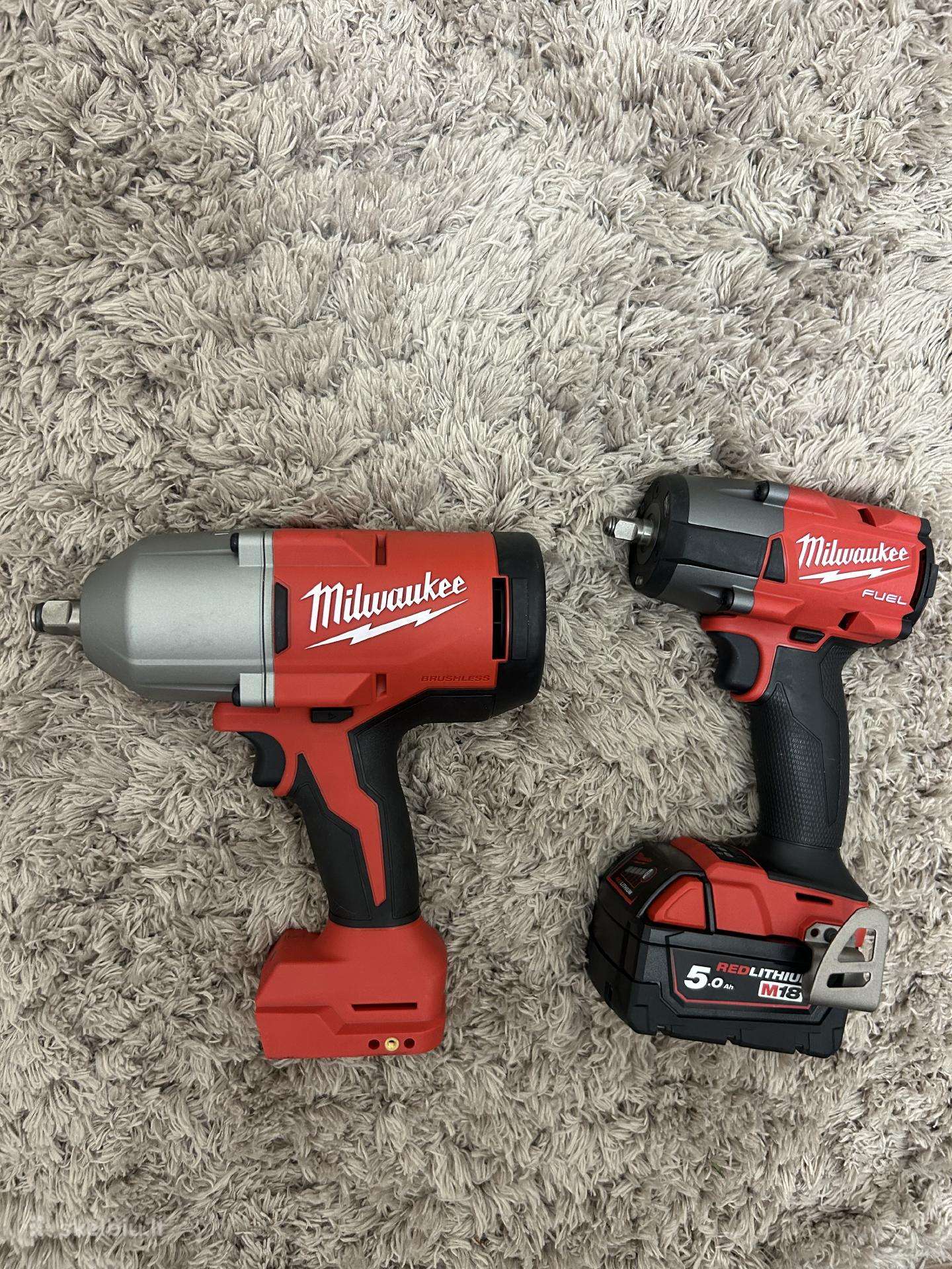 Milwaukee M18 veržliasukiai originalūs iš vokiečių
