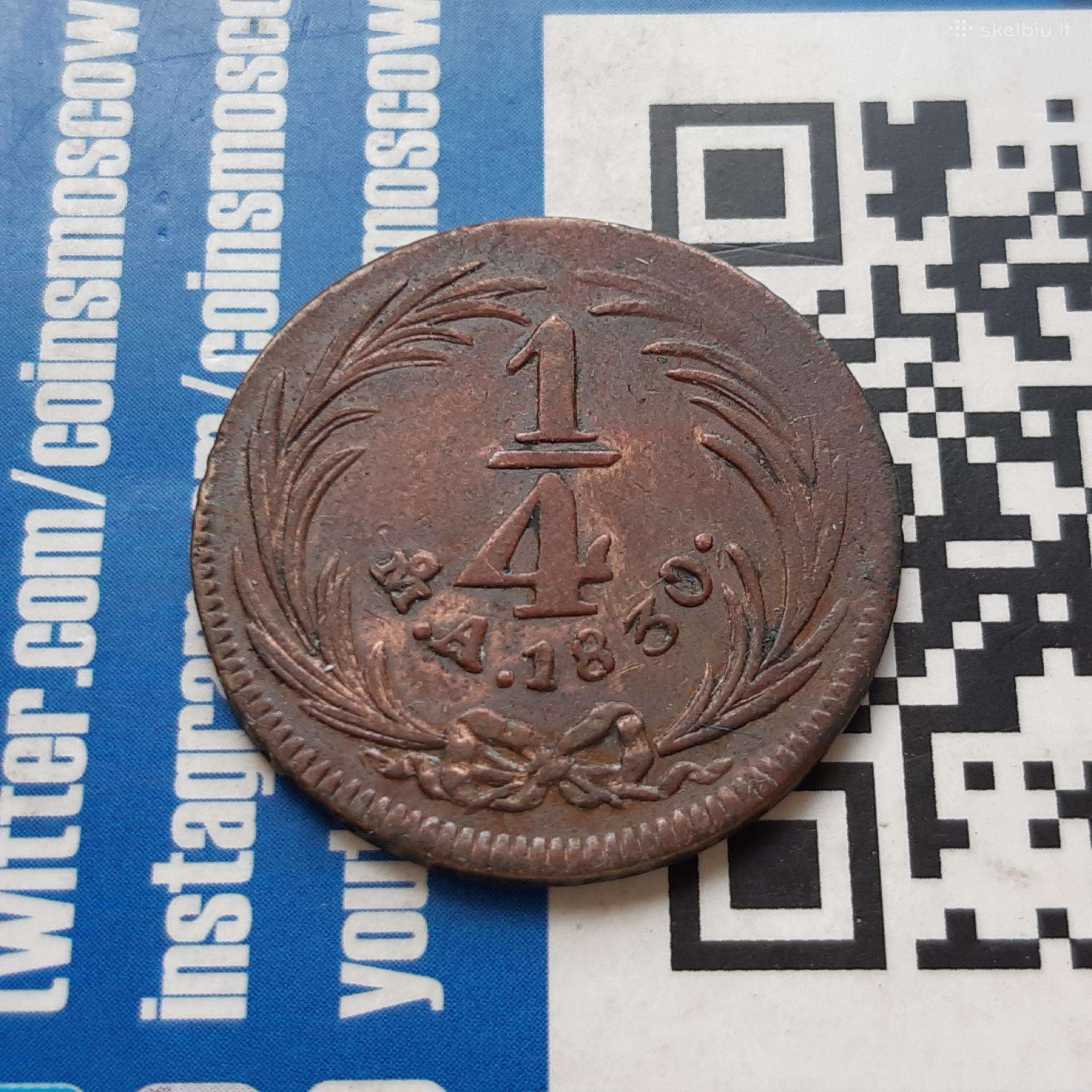 Meksika 1/4 realo 1830