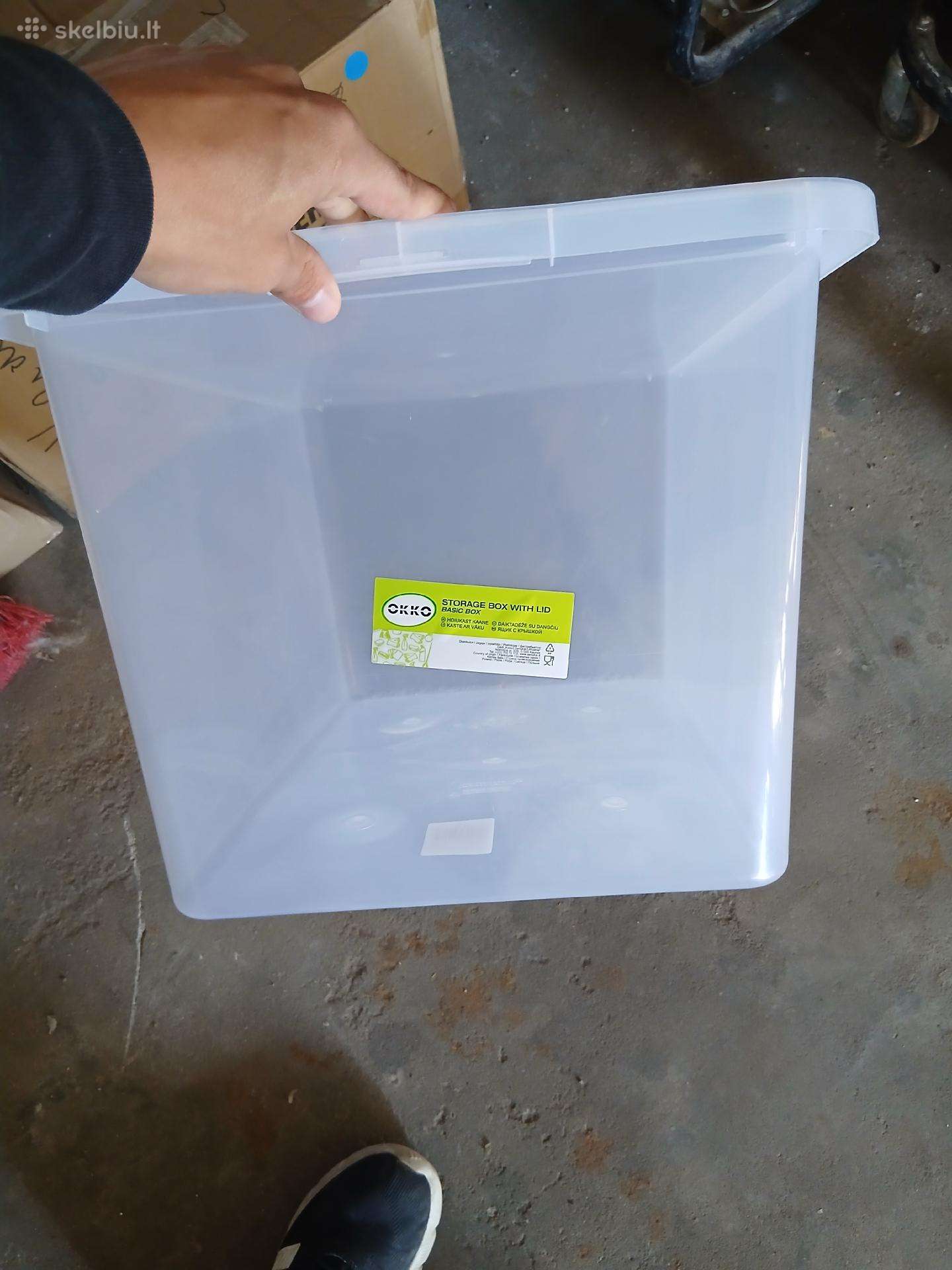 Plastikinės dėžės