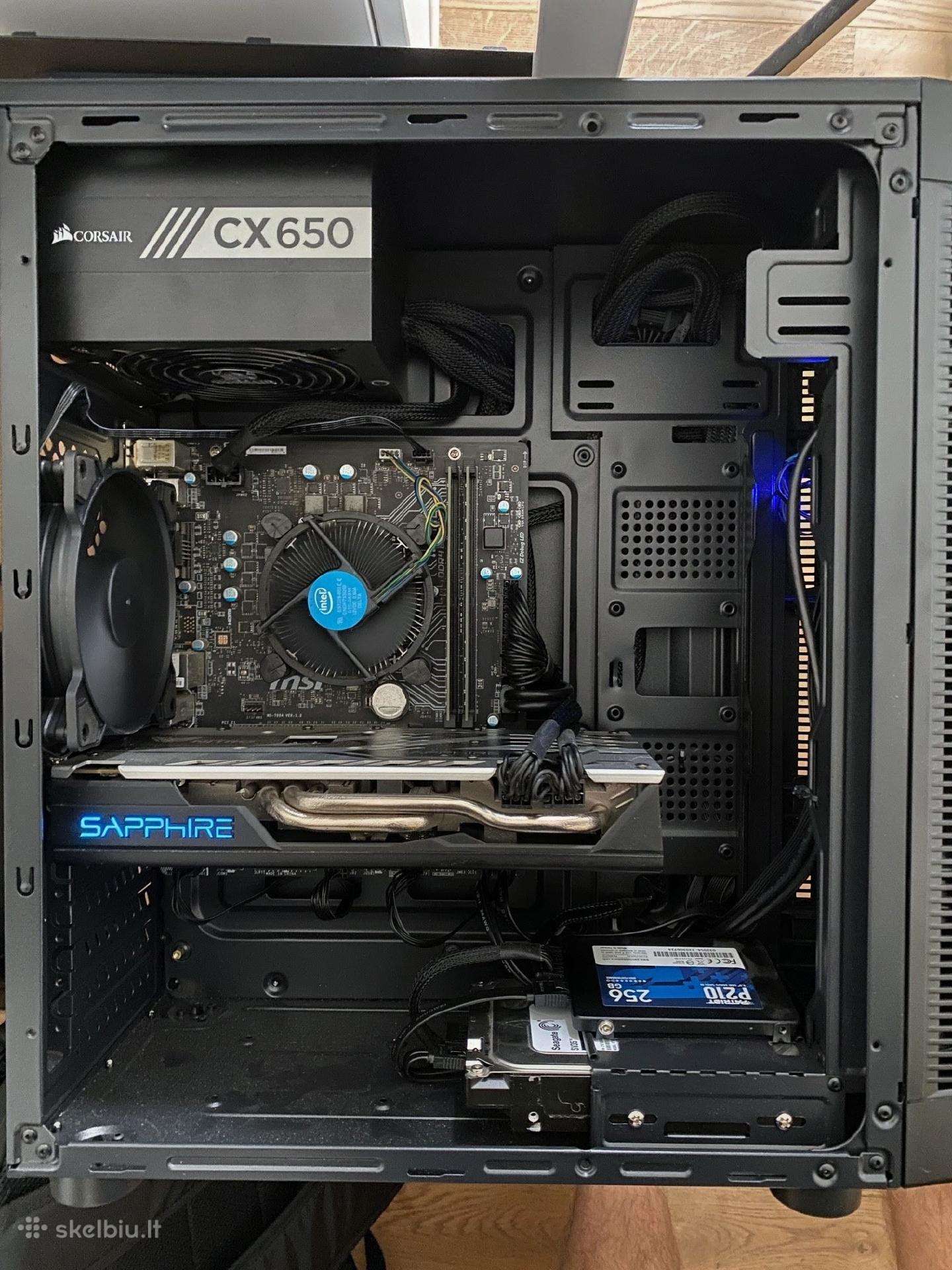 I5 / Rx580 8gb / 16gb žaidimų kompiuteris