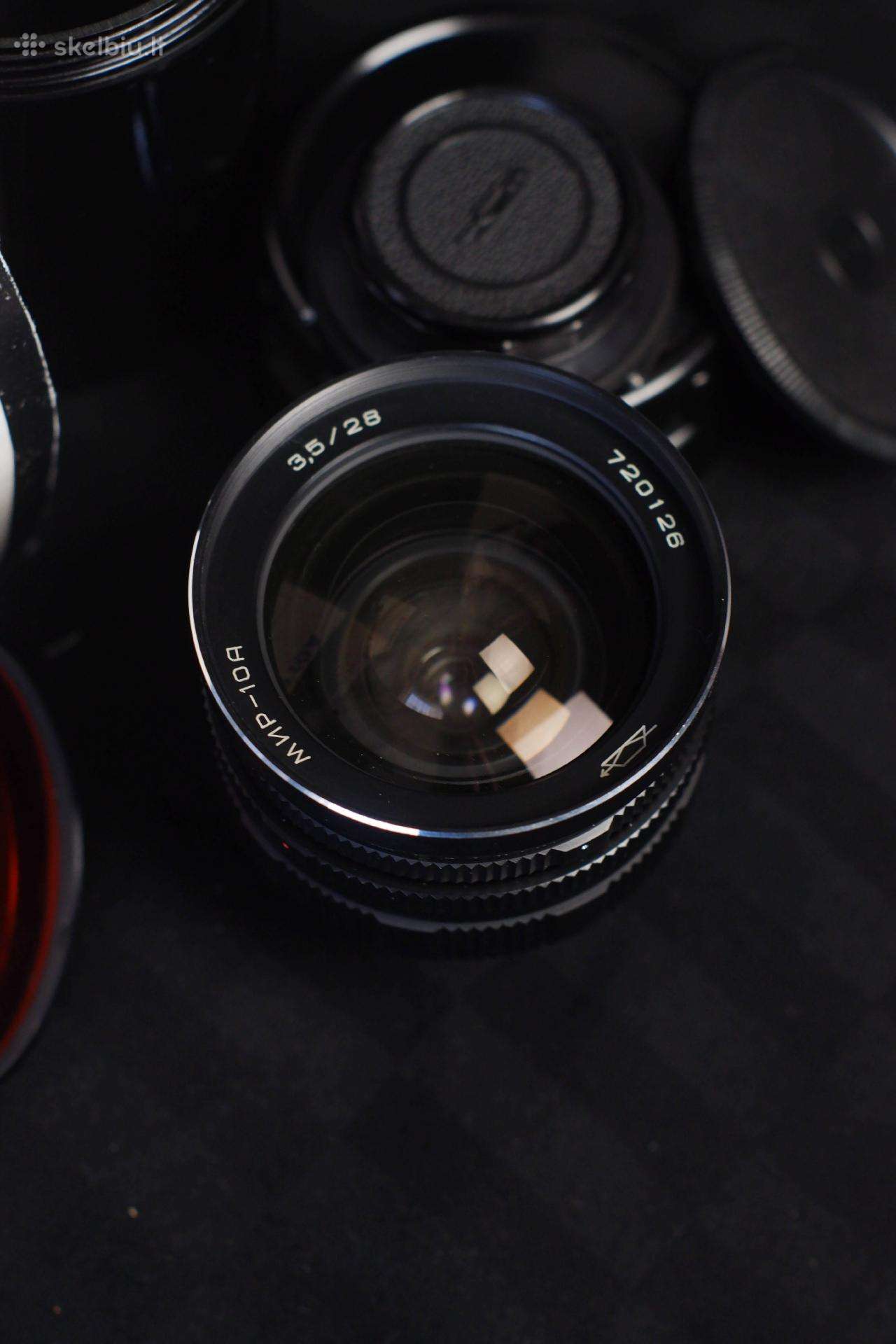 Mir 10a 28mm f=3.5 objektyvas
