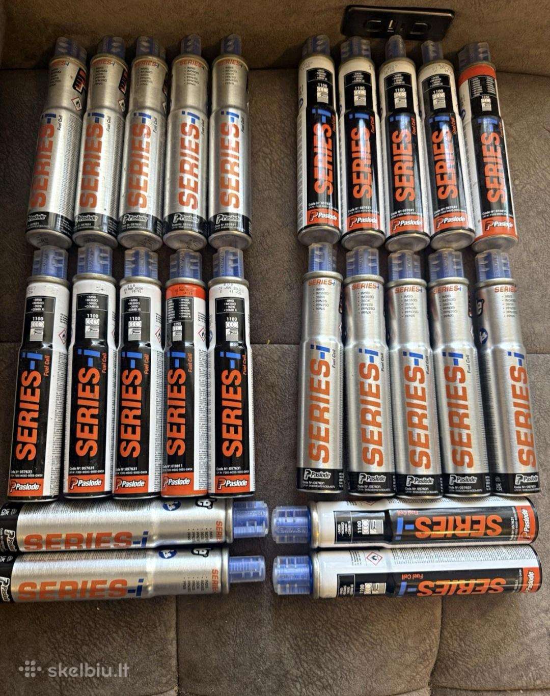 Paslode series i viniakales dujos balioneliai