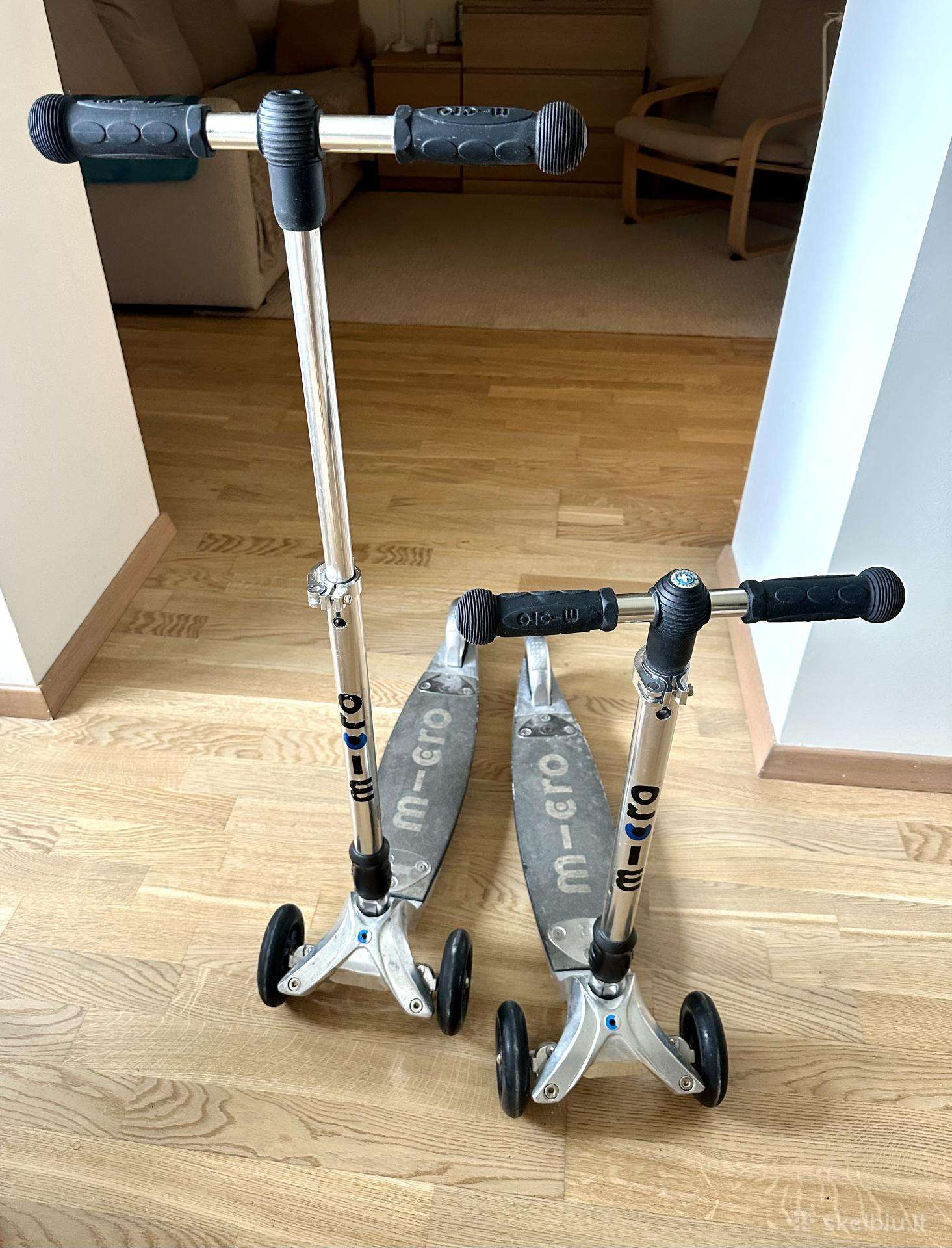 2 Micro Kickboard paspirtukai (tinka suaugusiems)