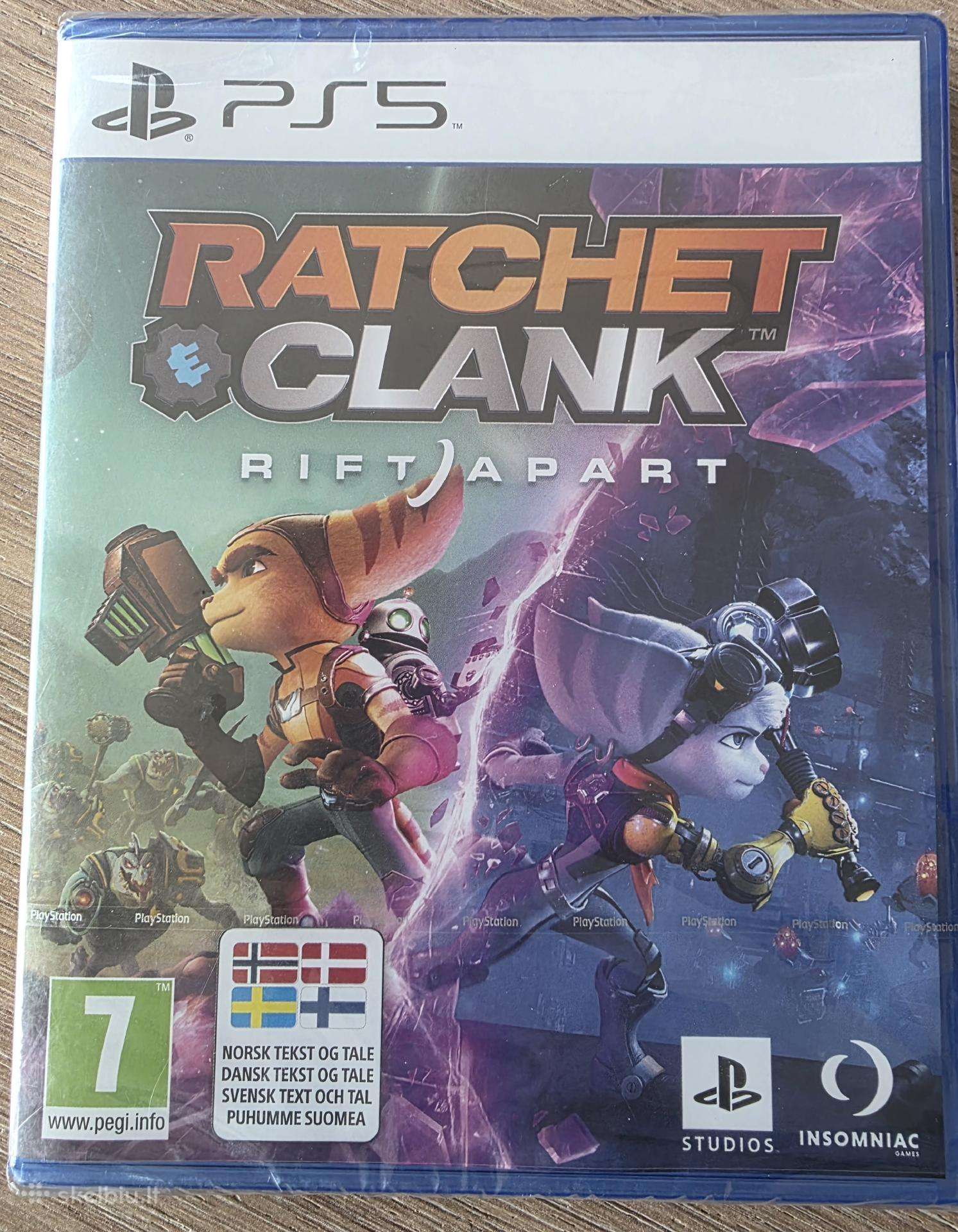 Ps5 Ratchet&clank: Rift Apart–naujas, neišpakuotas