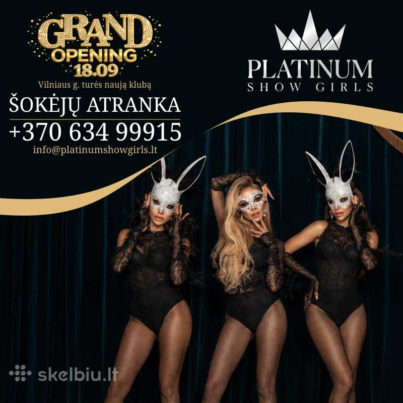 Naujausias klubas Vilniaus g. "Platinum Show Girls
