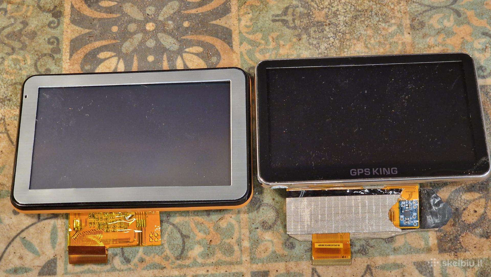 GPS 5 coliu ekranai