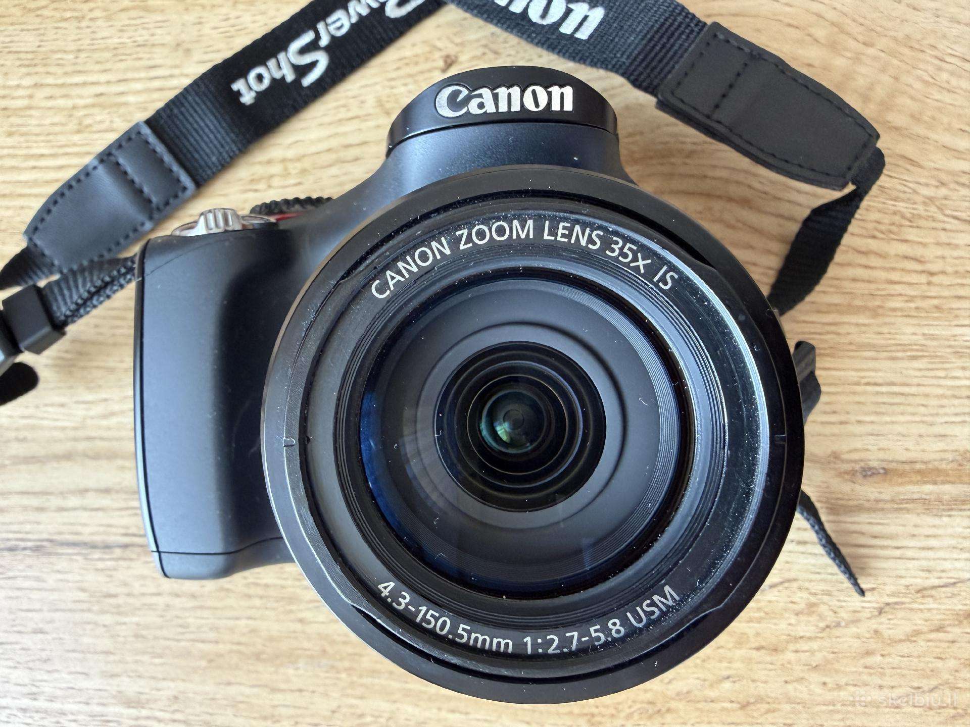 Canon Powershot Sx40 Hs – 35 optinis priartinimas