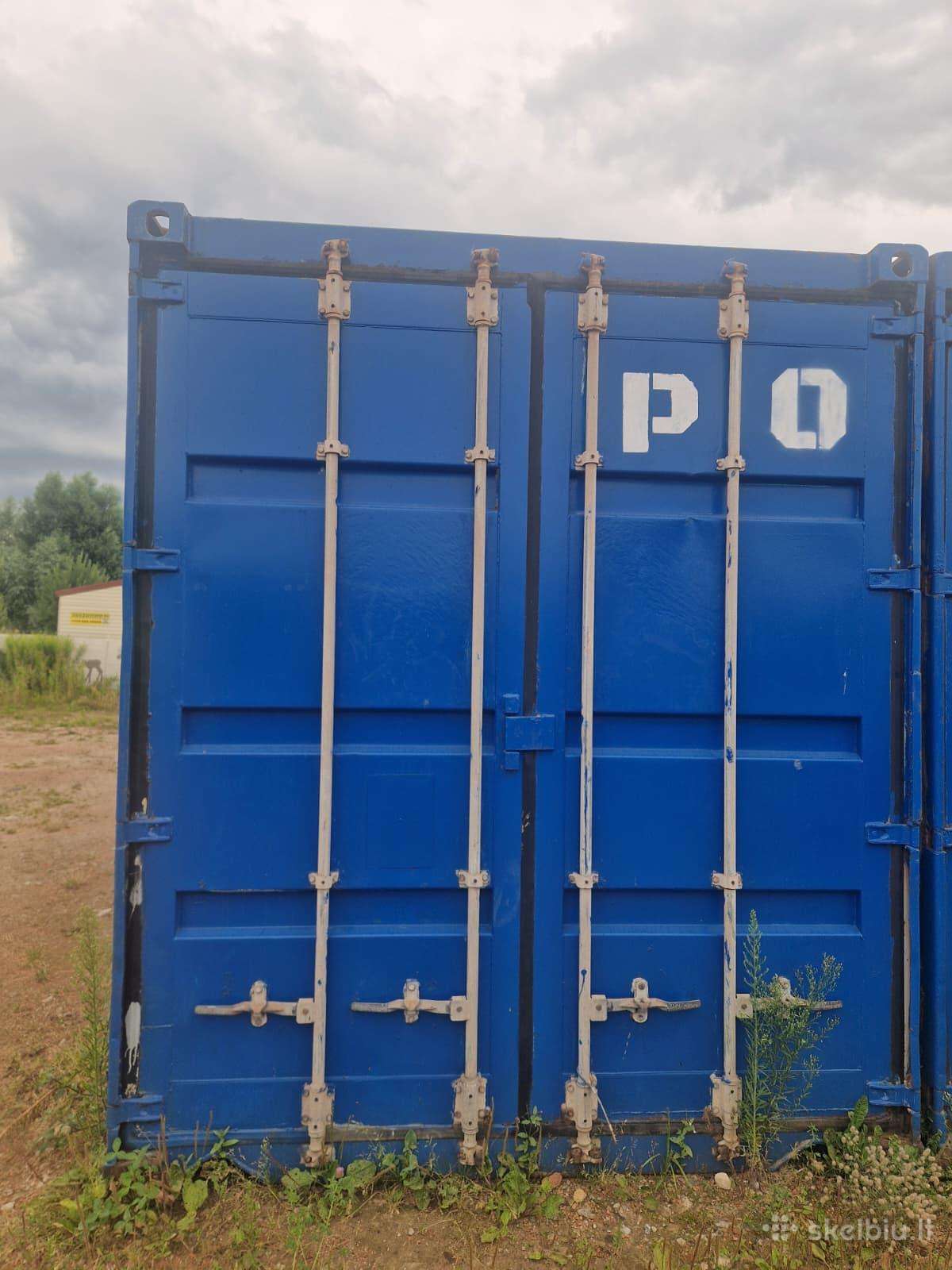 Parduodame 12 m (40 pėdų) jūrinius konteinerius