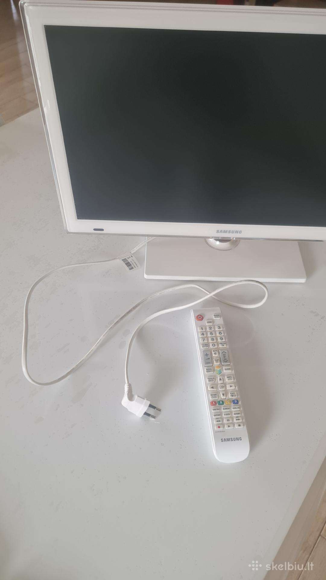 22" televizorius Samsung. Baltos spalvos
