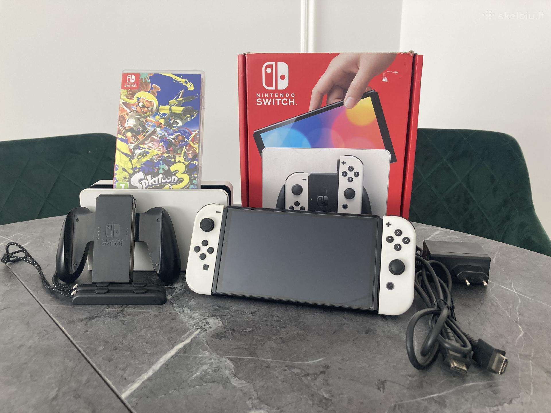Nintendo Switch Oled 64gb + Splatoon 3