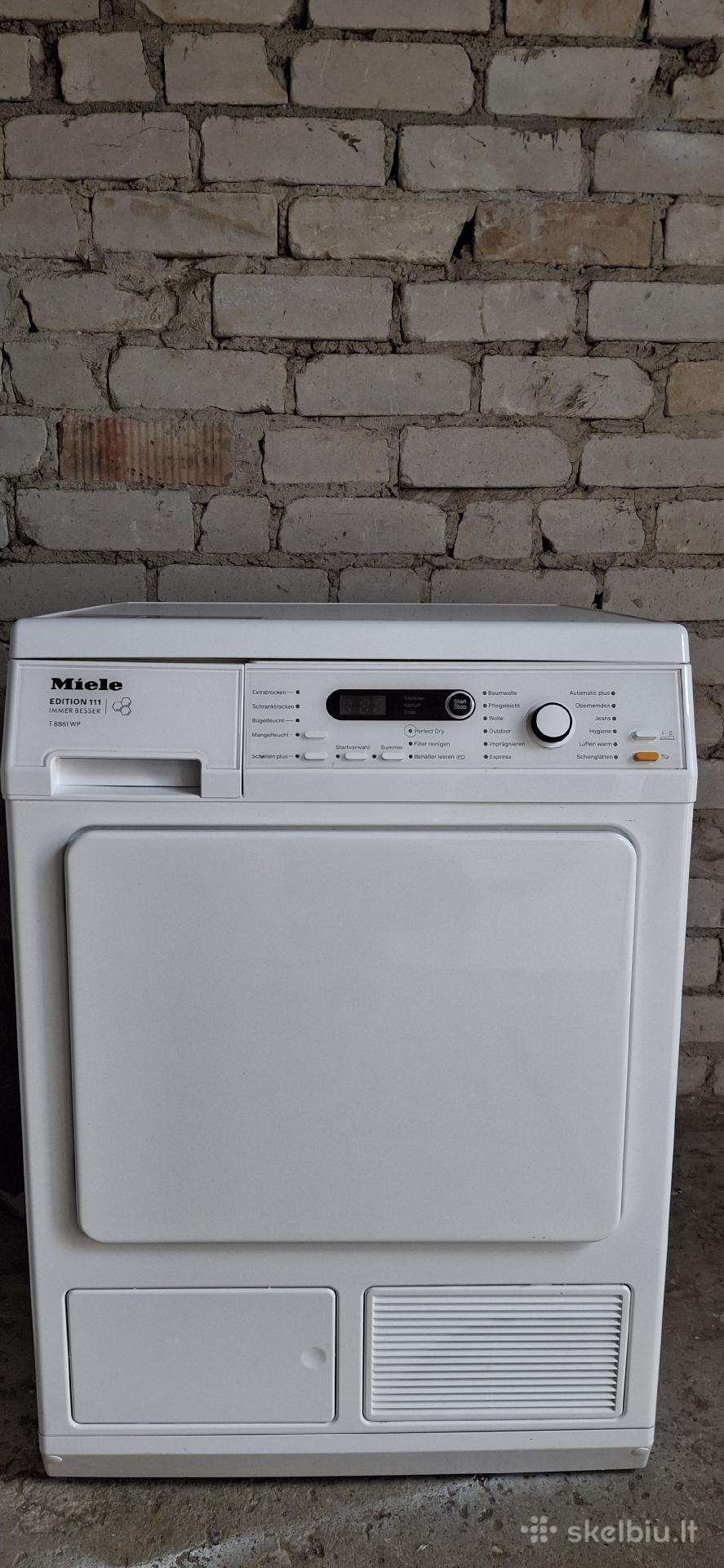 Džiovinimo mašina "Miele Edition111" T8861 Wp A+