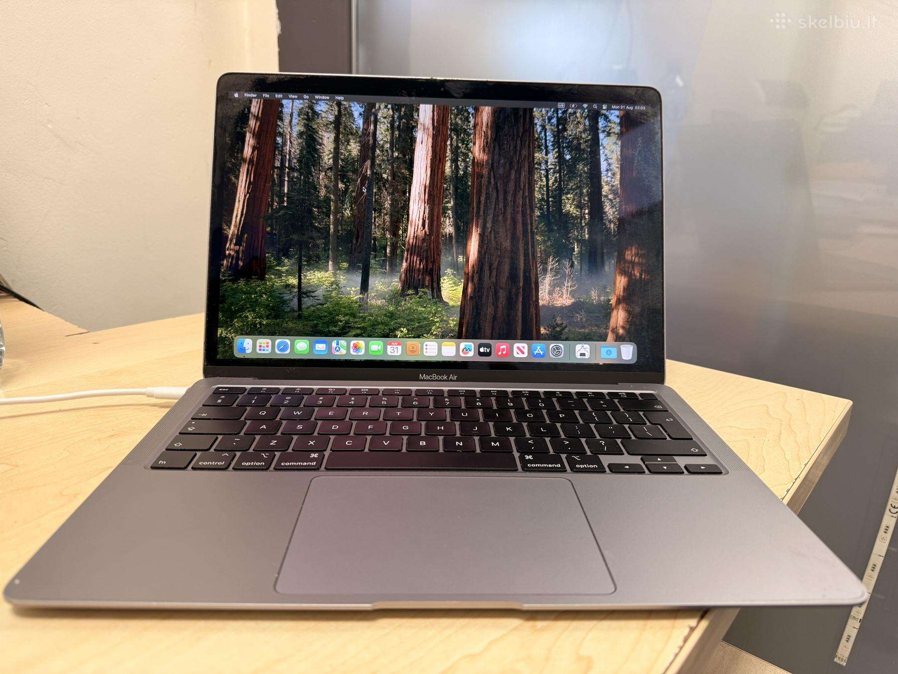 MacBook air 2020 a2179 i3/8gb/256gb 13 colių.
