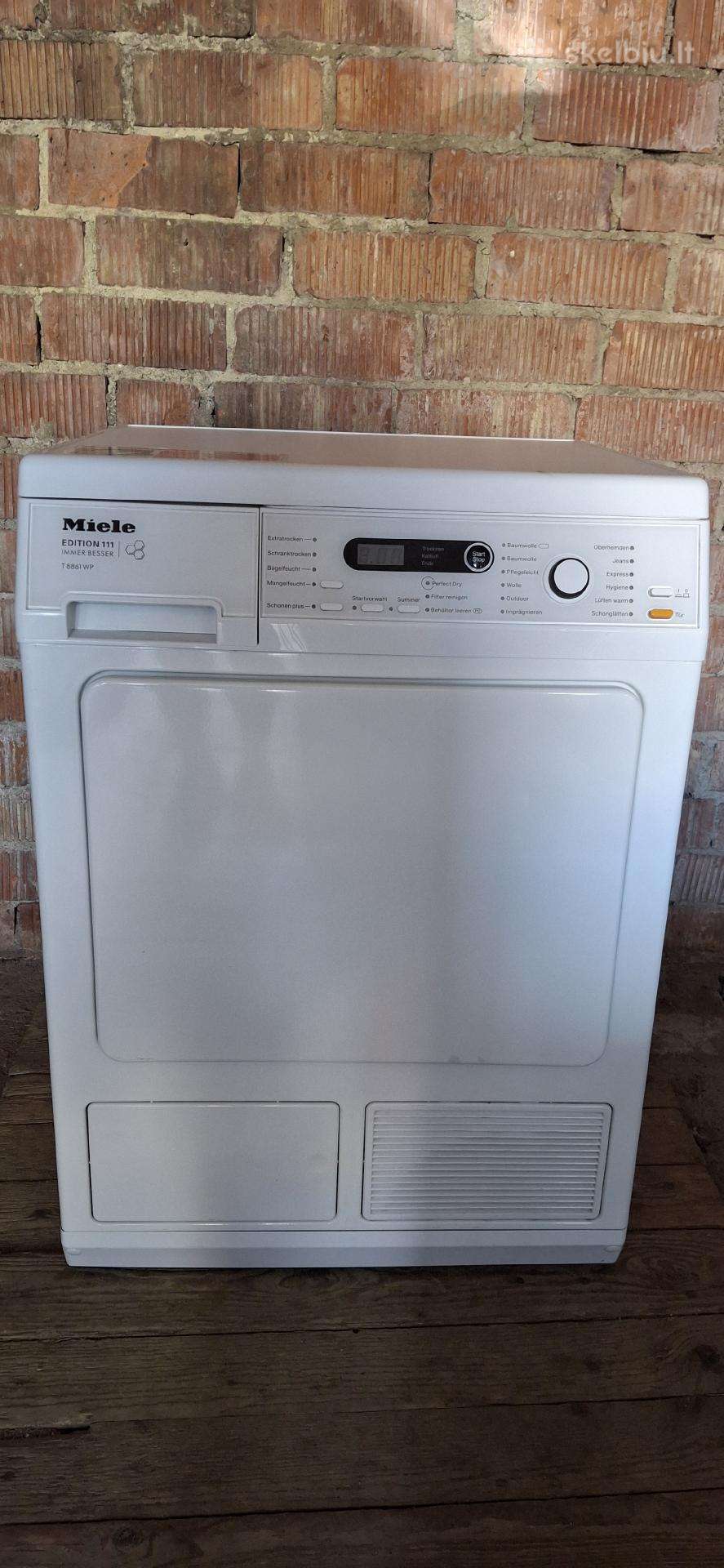 Džiovinimo mašina "Miele Edition111" T8861 Wp A+