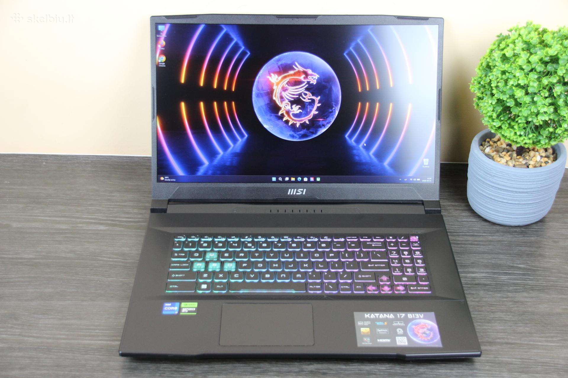 Msi 17,3 i7-13gen Rtx 4060 8gb 16gb 1tb SSD