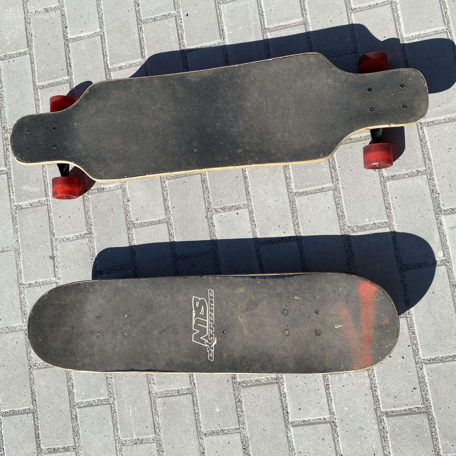 Parduodu longboardą ir skateboardą