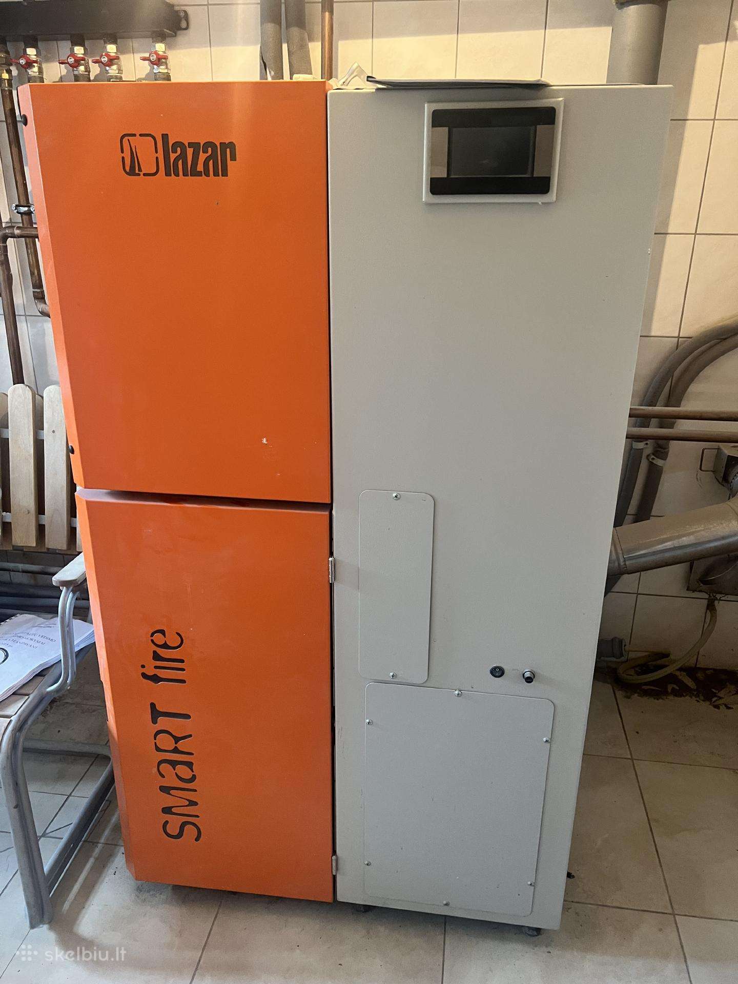 Parduodamas granulinis katilas Lazer Smart Fire