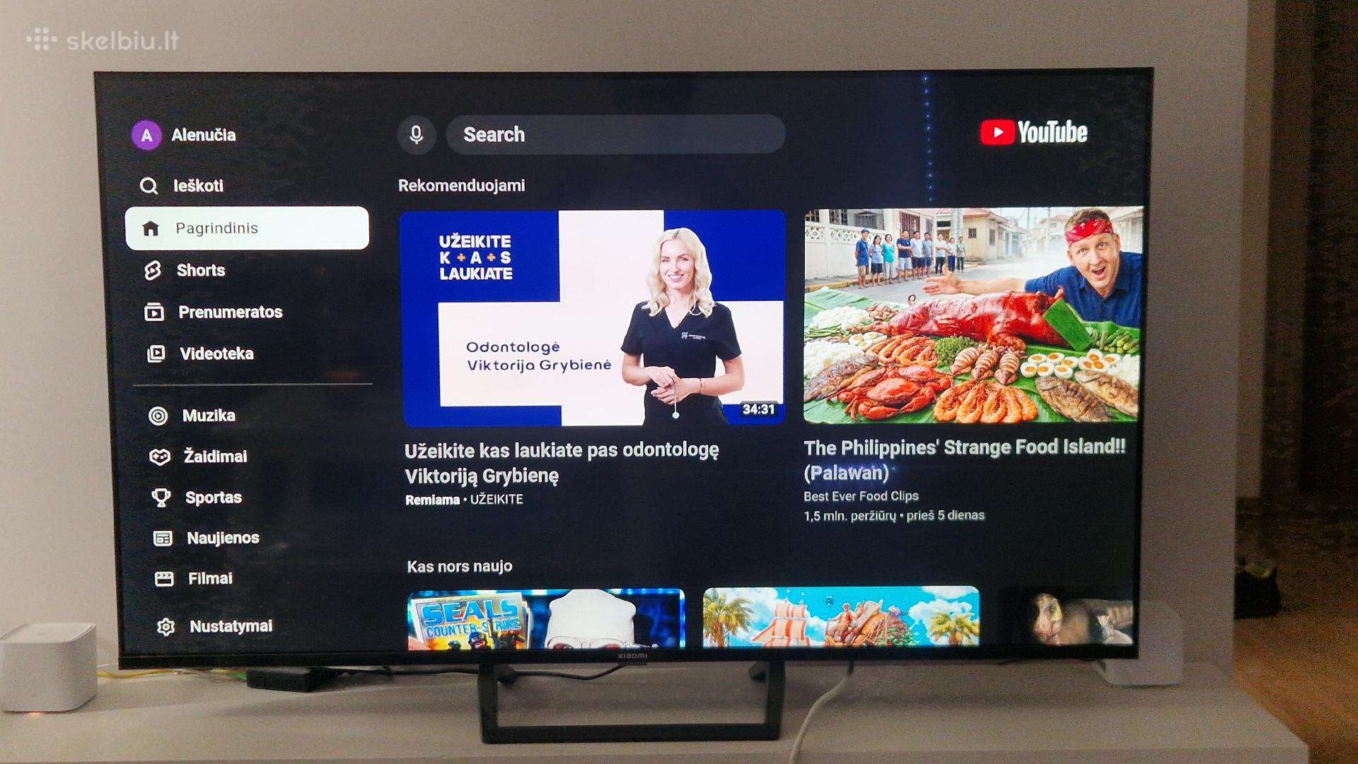 Parduodamas puikiai veikiantis Xiaomi televizorius