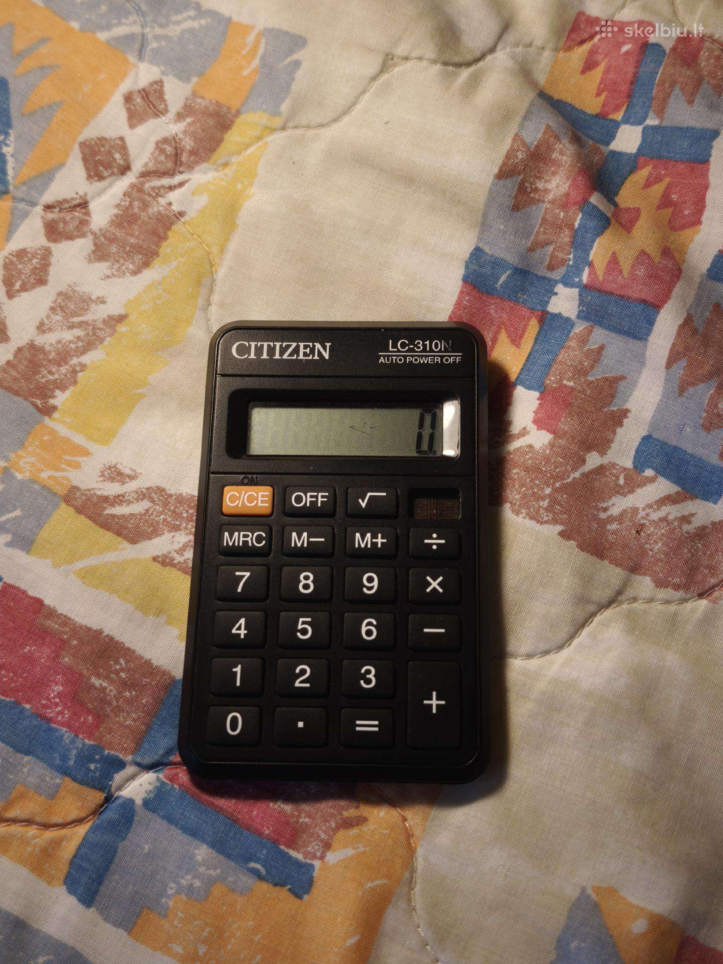 Skaičiuotuvas Citizen Lc-310n