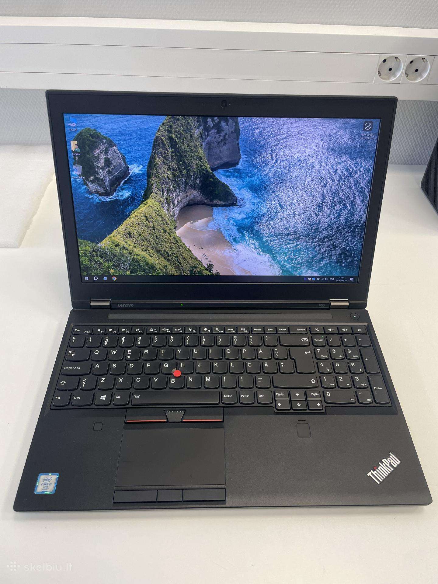 Lenovo Thinkpad P50 i7-6700hq 512ssd 32ram M1000m