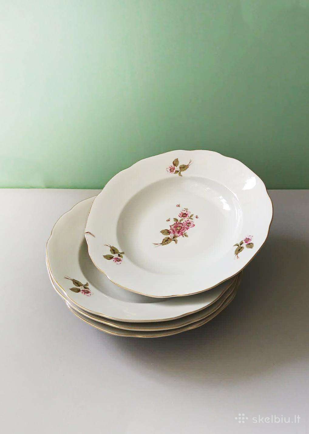 Lėkštės gilesnės, 22,5cm, 4vnt., Kitka, Bulgarija