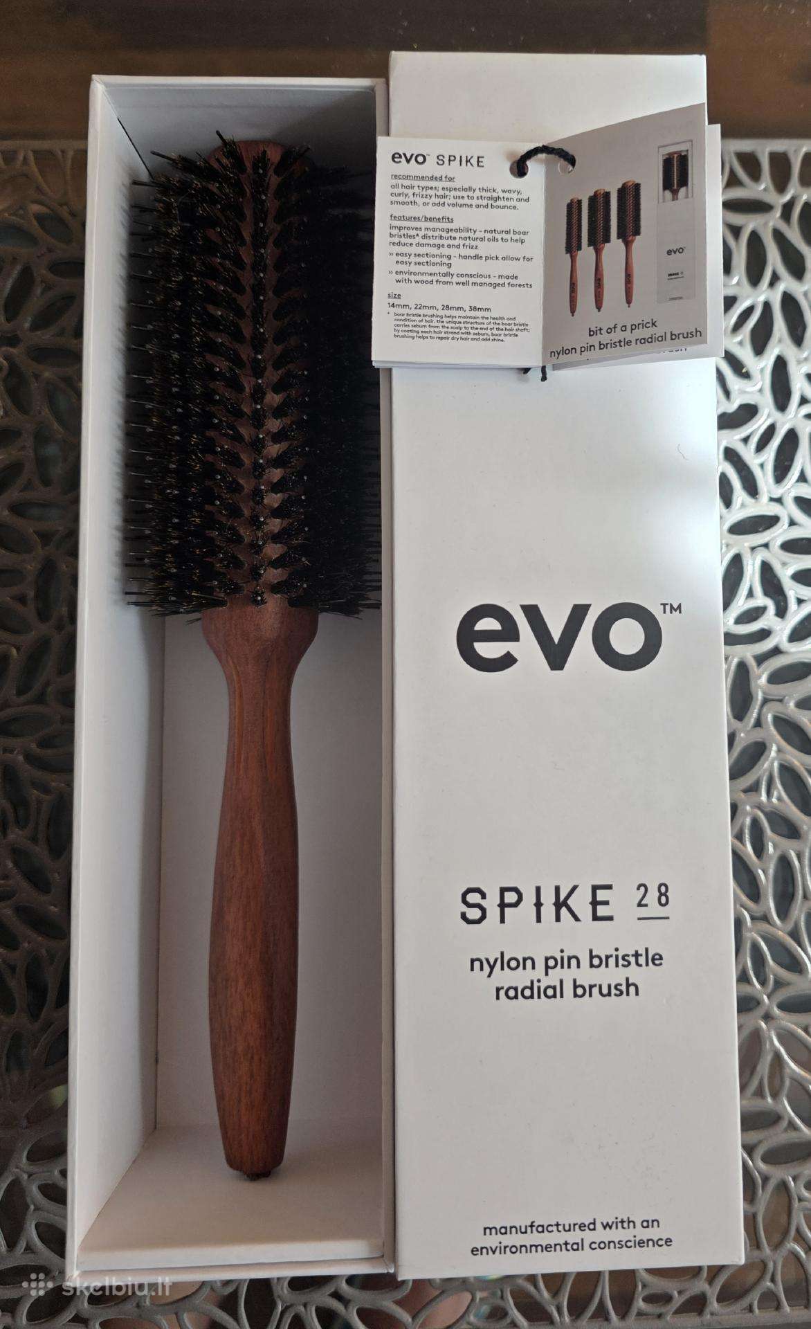EVO Spike 28 plaukų šepetys