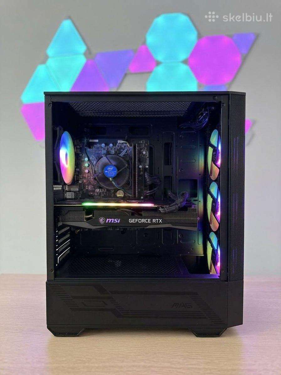 Tvarkingas žaidimų Pc i7-6700 / Rtx 3060 Ti 8gb