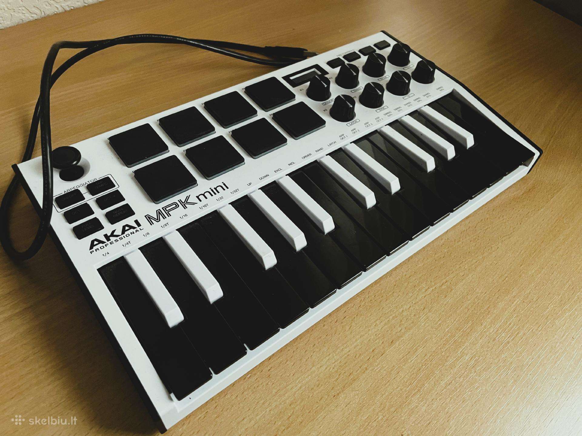 Midi klaviatūra Akai Mpk Mini Mk3 White
