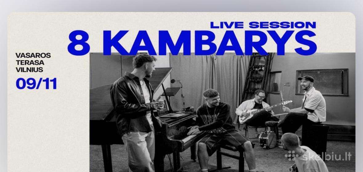 8 kambarys koncerto bilietai
