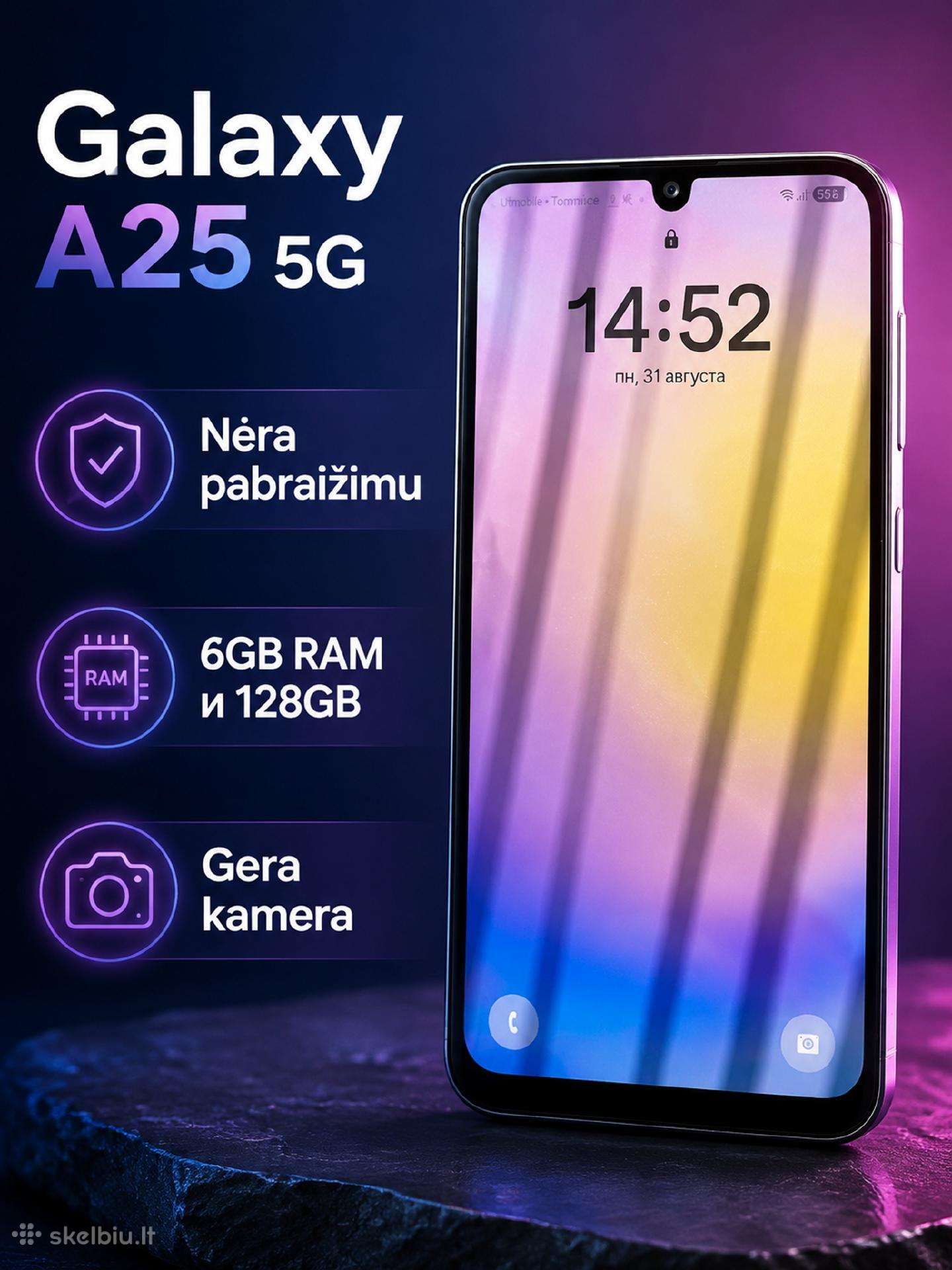 Samsung a25 5G 128gb 6gb RAM
