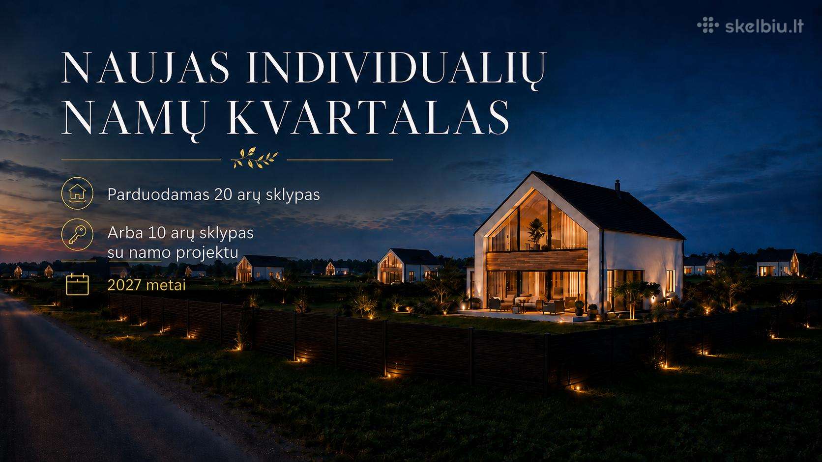 Sklypai Šimkuose, Klaipėdos R. Šalia Radailių