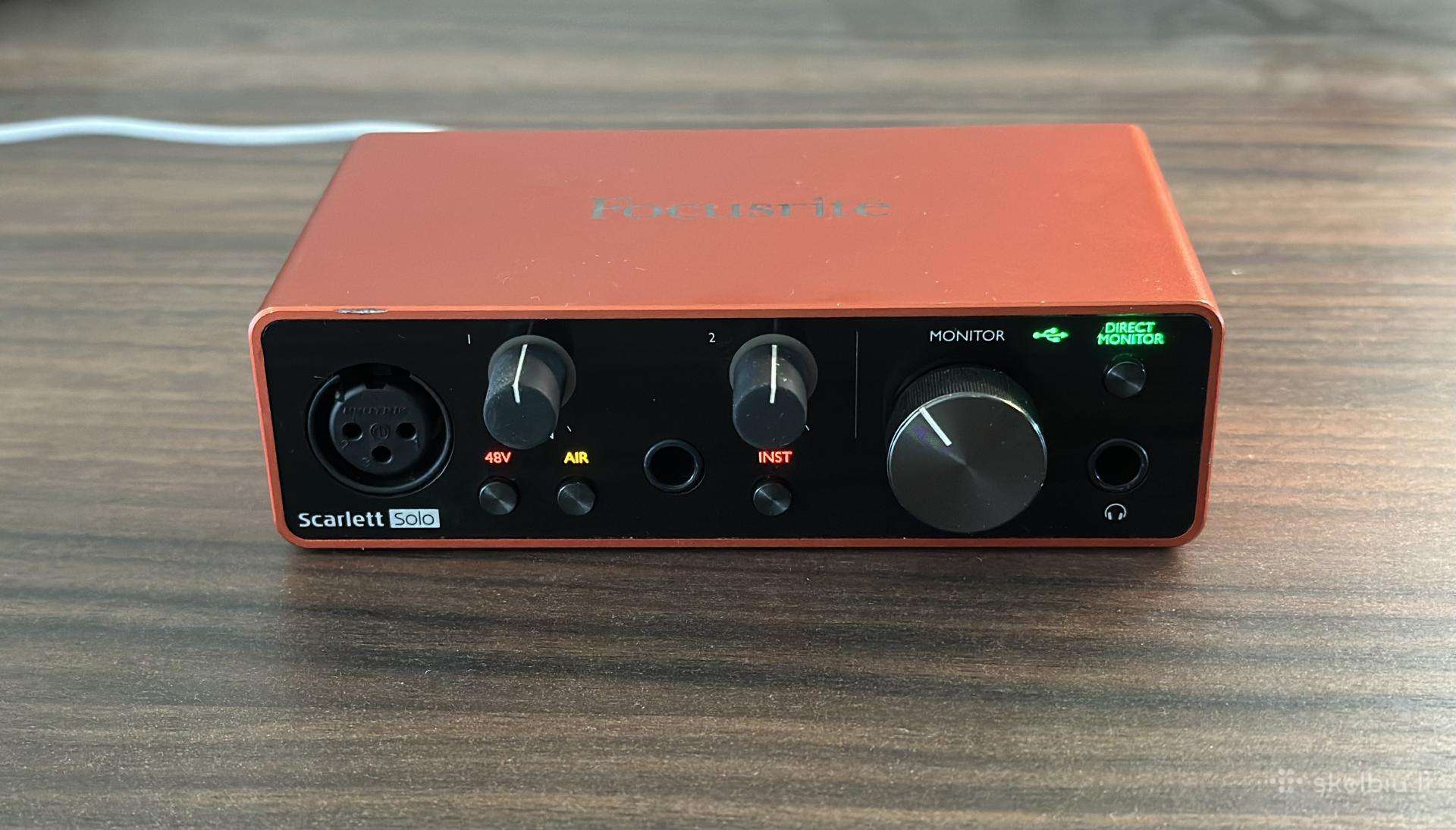 Focusrite solo 3rd gen