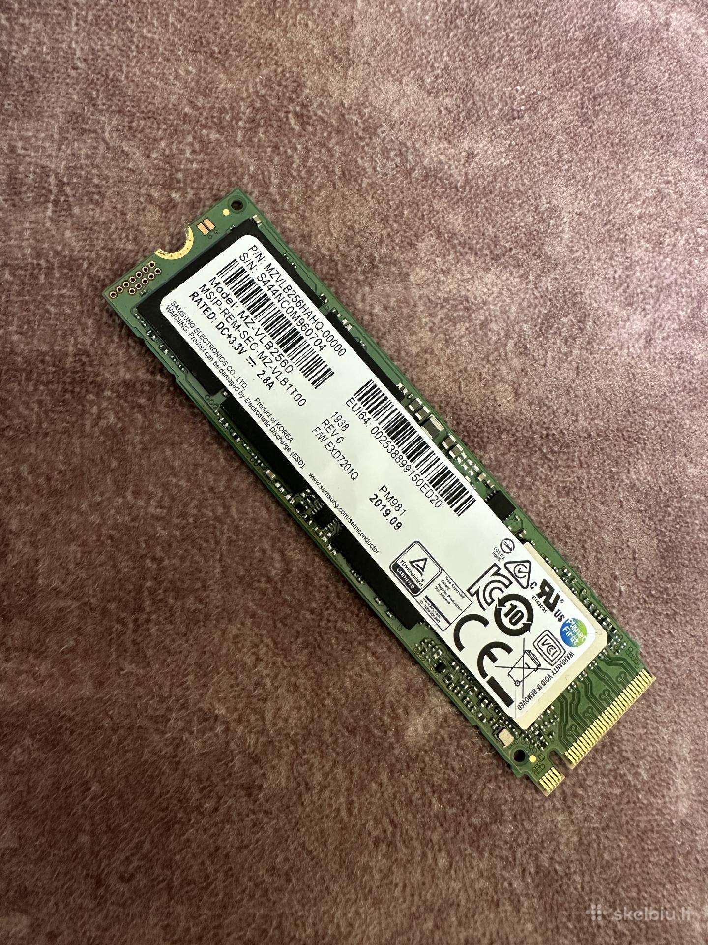 SSD Diskas 256 GB m2