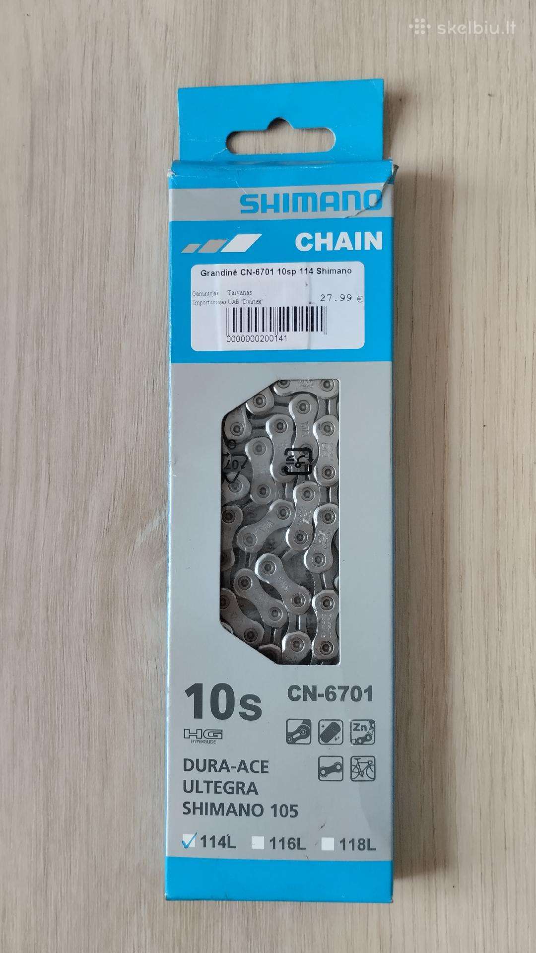 Grandinė Shimano Cn-6701 10sp 114l