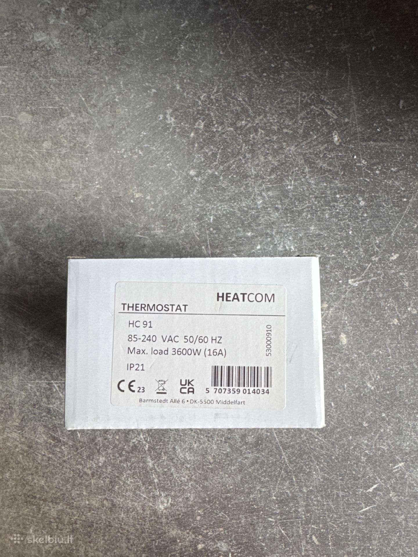 Naujas Heatcom Hc91 termostatas – 50 €