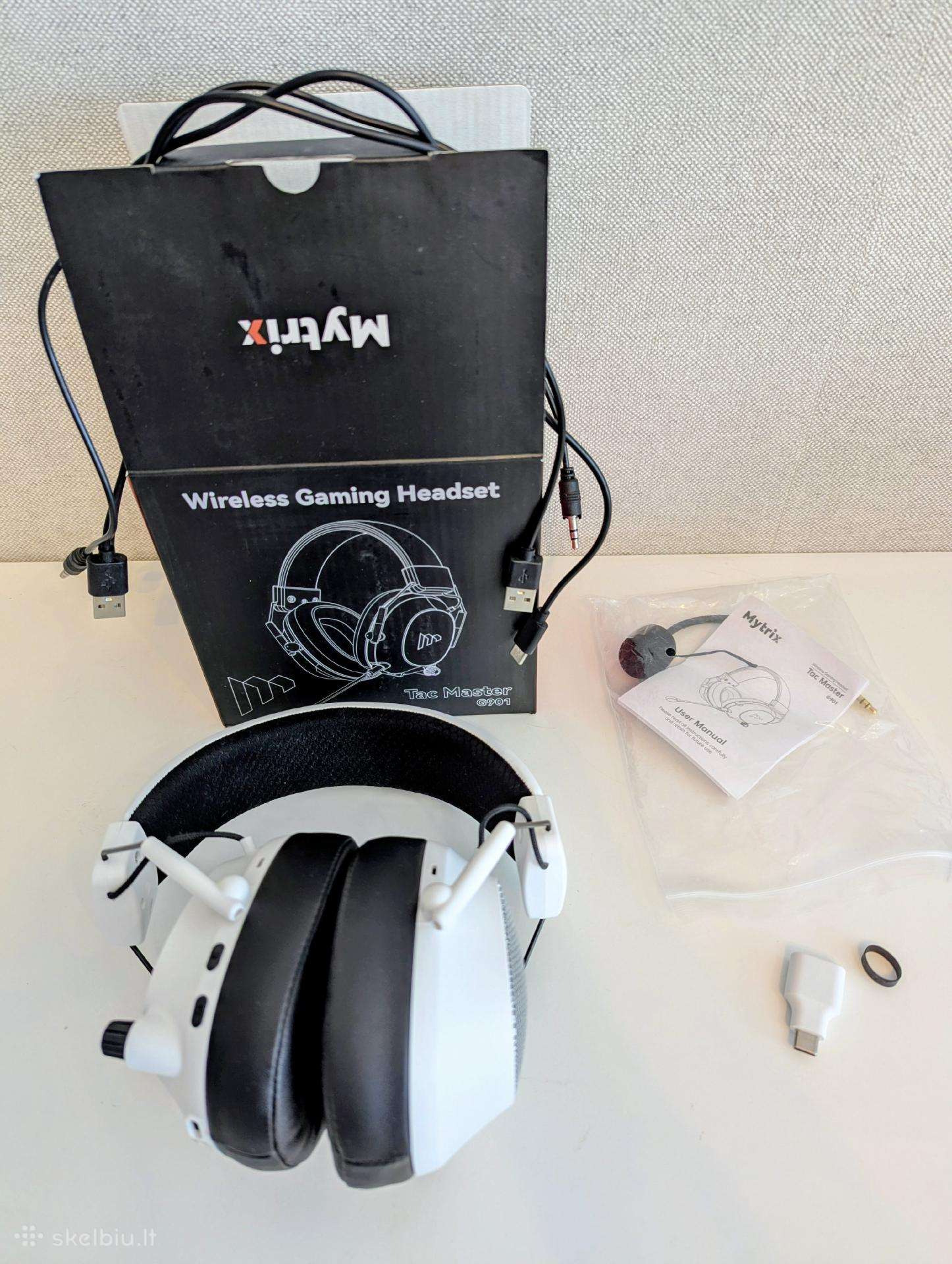 Belaidės žaidimų ausinės Mytrix Tac Master G901