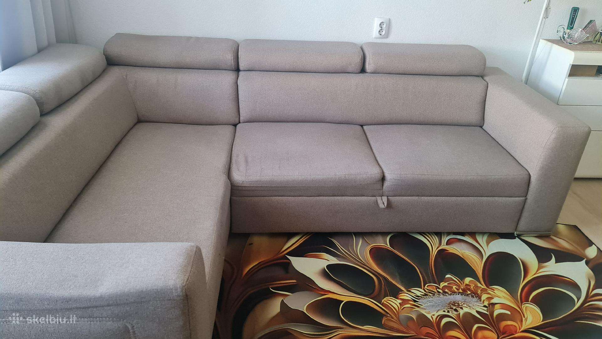Parduodamas minkštas kampas