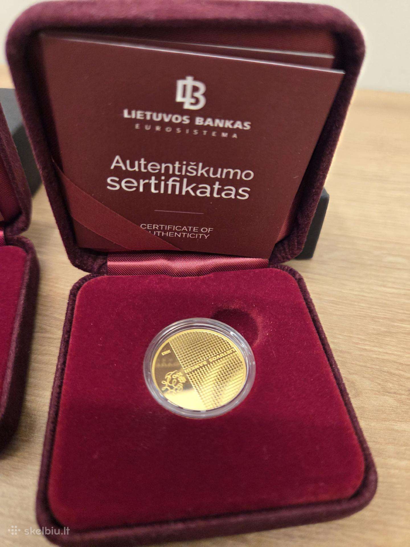 Parduodu Lb auksines monetas