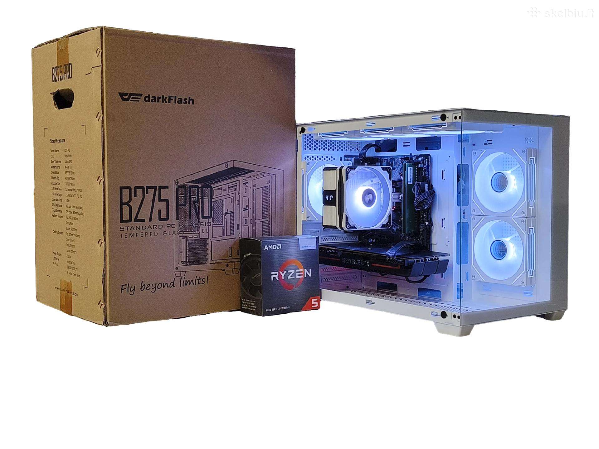 Ryzen 5 5500 + Gtx 1080 8gb 16gb RAM 512gb SSD