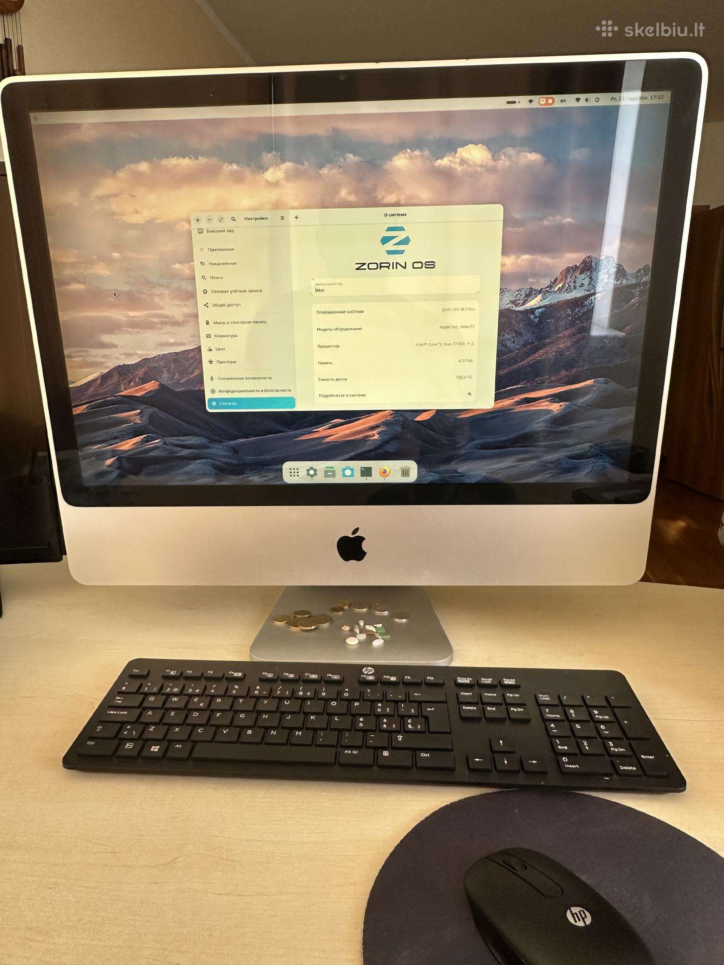 Apple iMac 24" Mid 2007 (A1225) / 4gb RAM/SSD 128