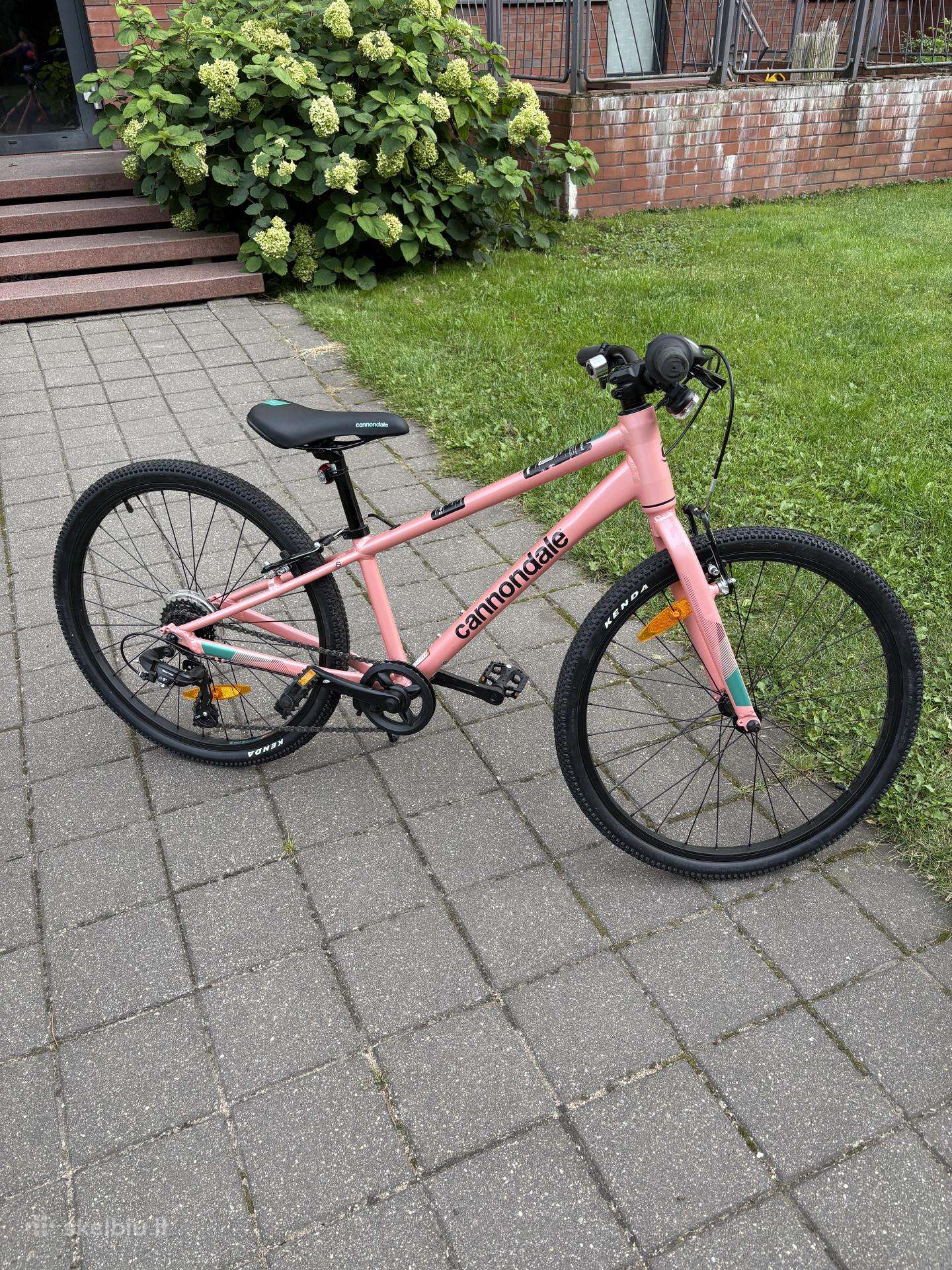 Vaikiskas dviratis mergaitems Cannondale Quick 24