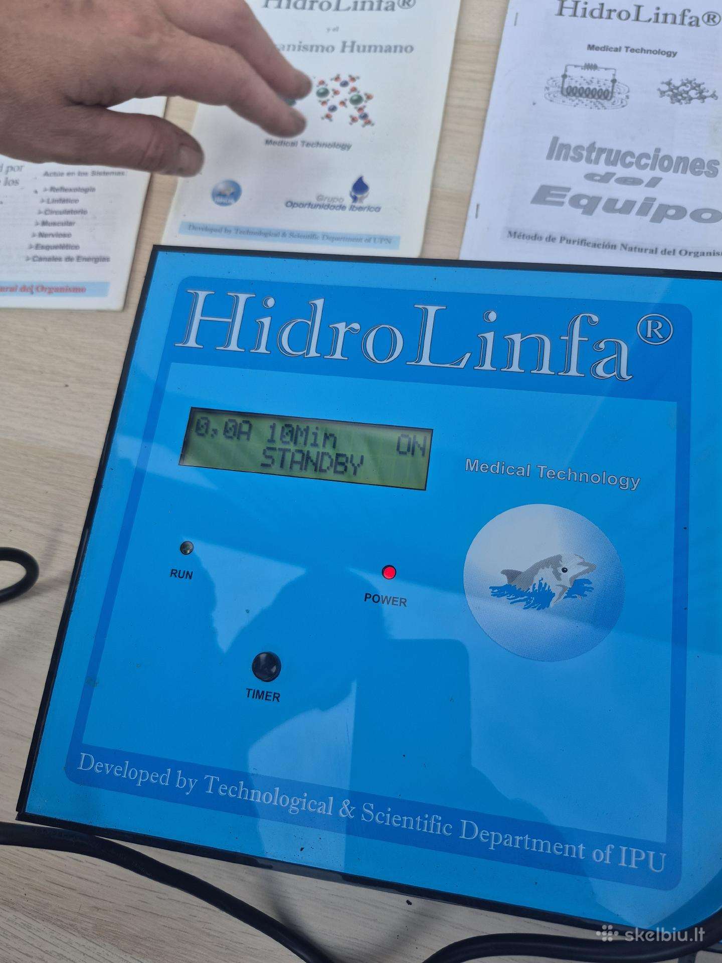 Hidrolinfa aparatas