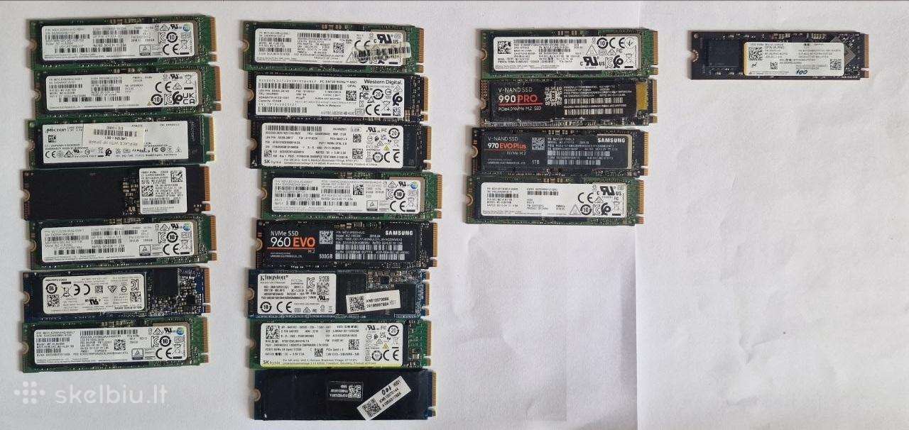 SSD Nvme samsung hynix kingston 256 512 1tb 2tb