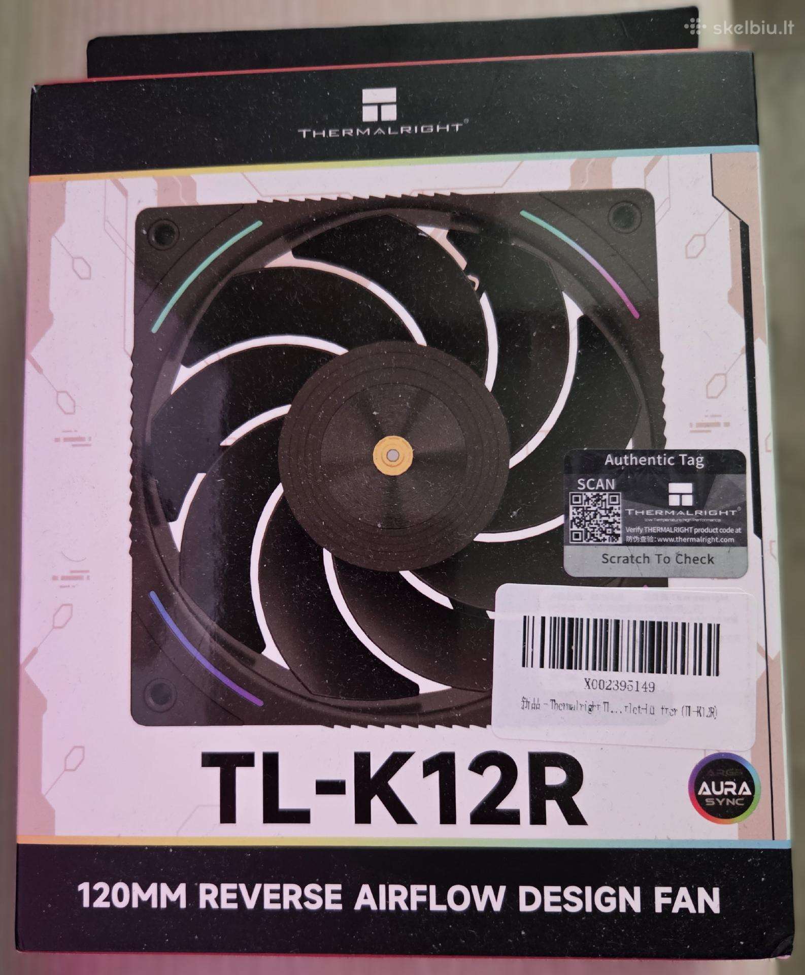 Thermalright Tl-k12r Argb ventiliatorius