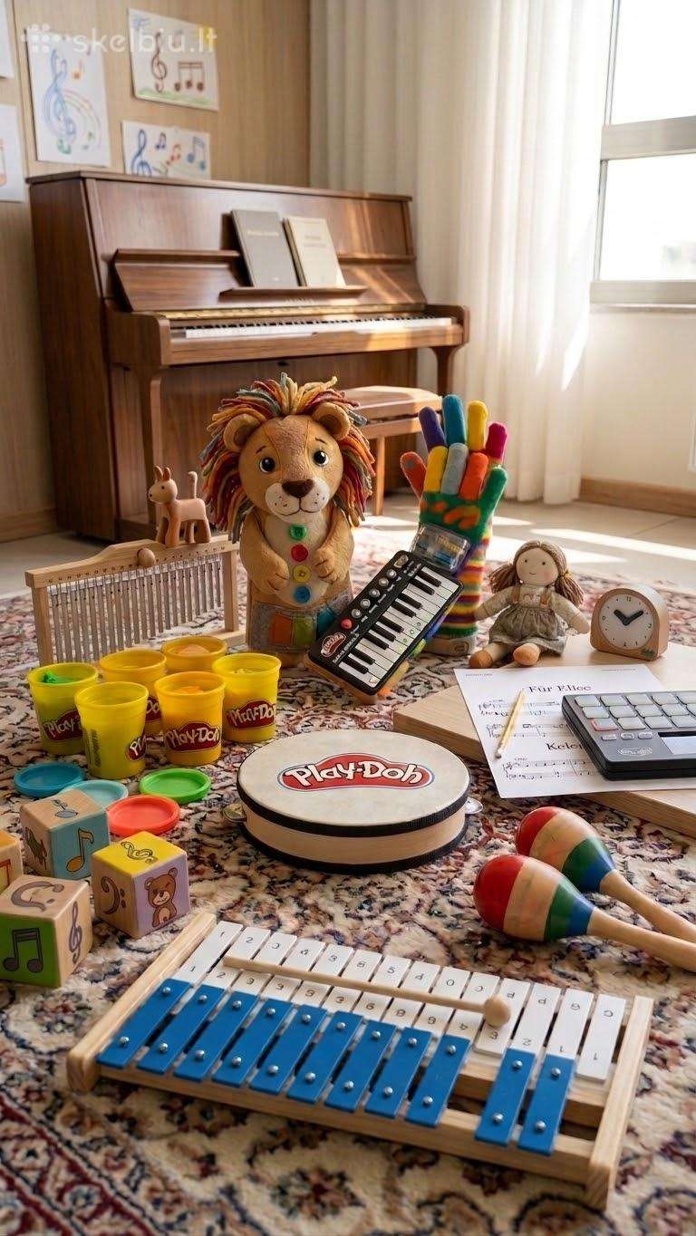 Muzikos pamokos ir logoritmika vaikams (Asd, Vra)