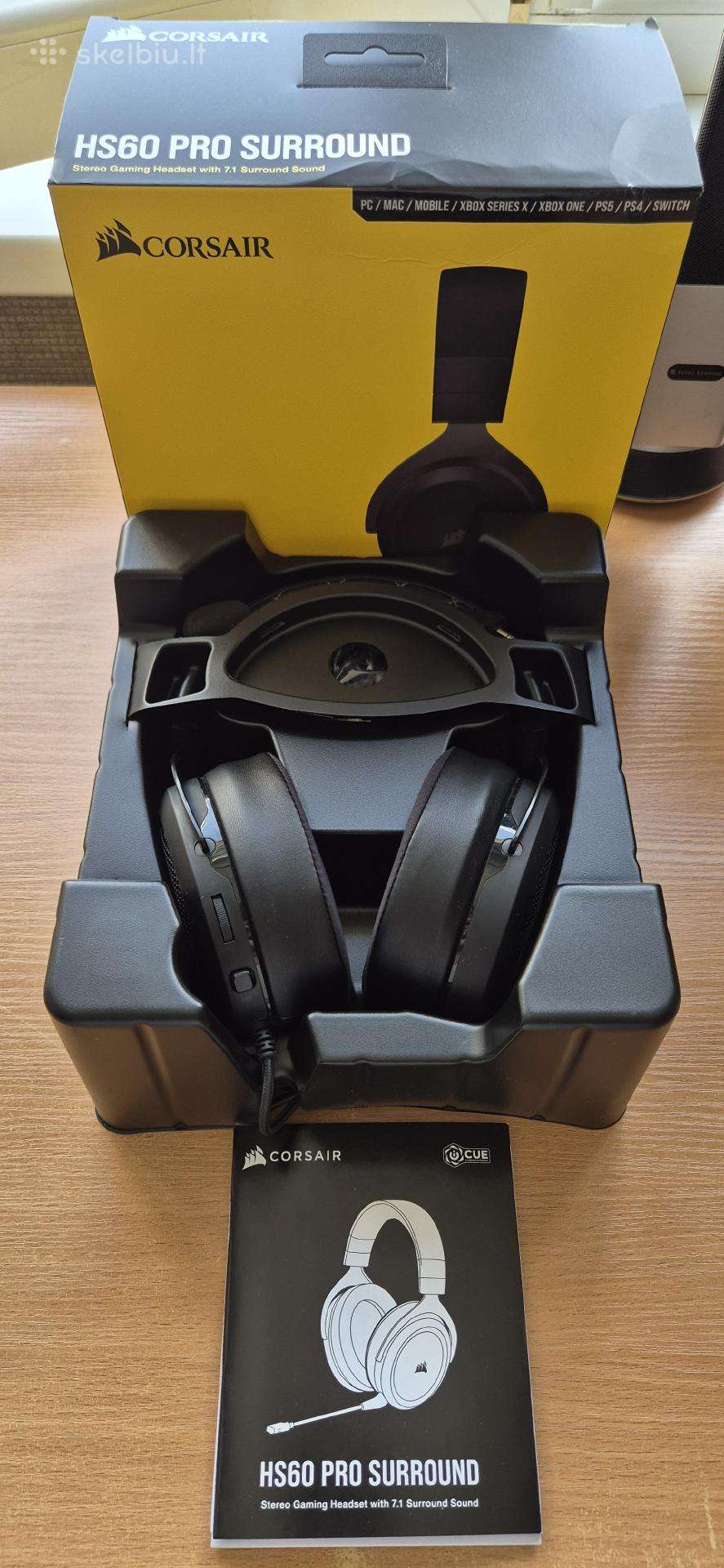 Ausinės Corsair Hs60 Pro Surround 7.1