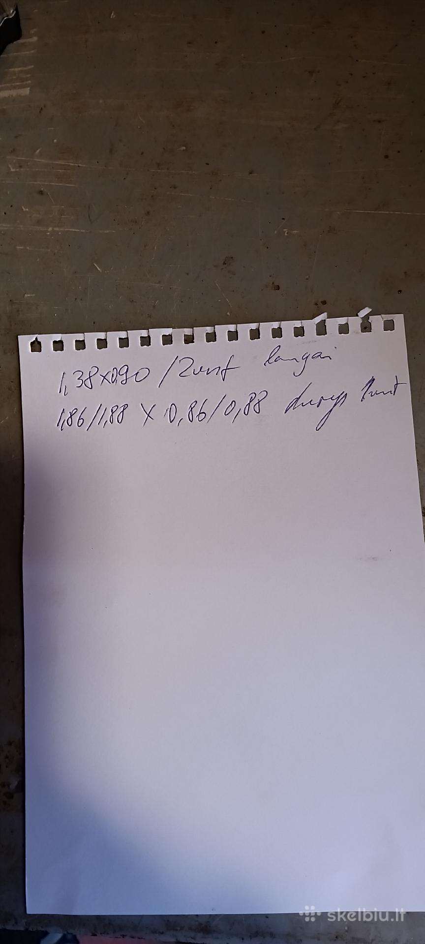 Nupirkčiau nebrangiai langus ir duris