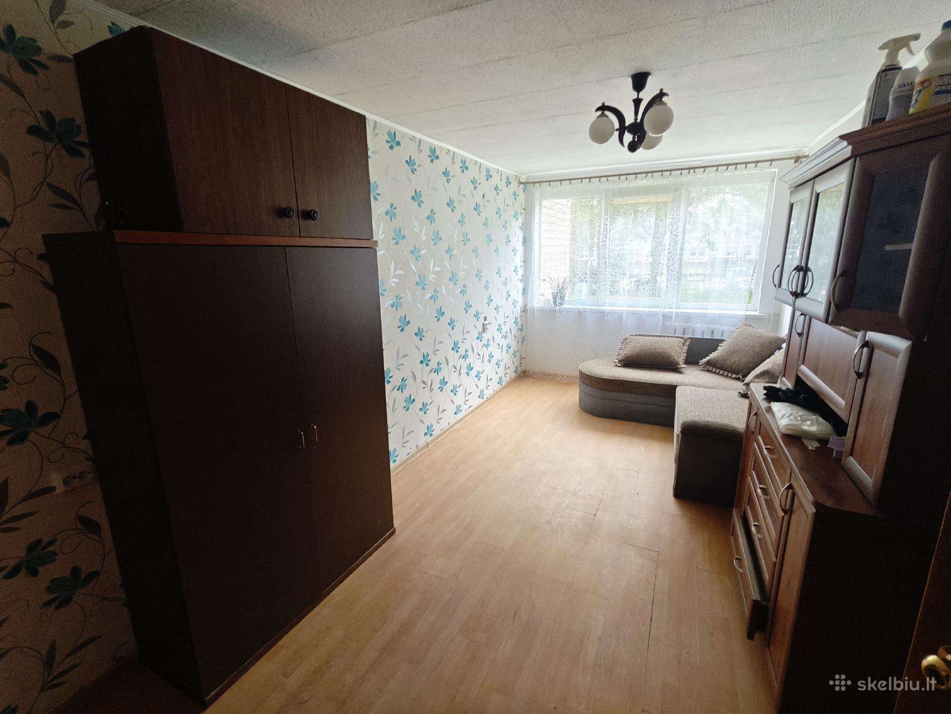 1 kambario butas bendrabutyje,1 aukštas
