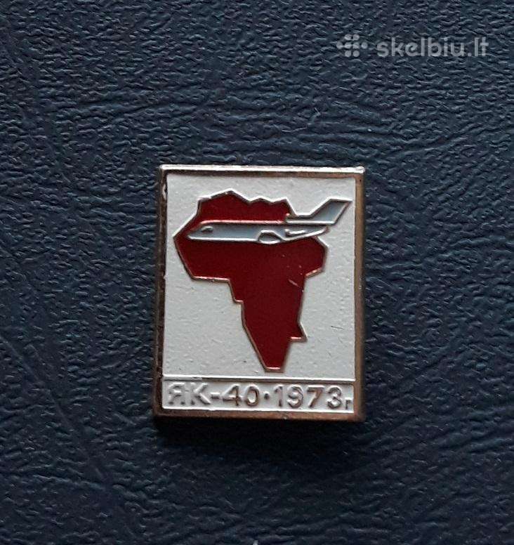 Aviacija Jak-40 1973m Afrika
