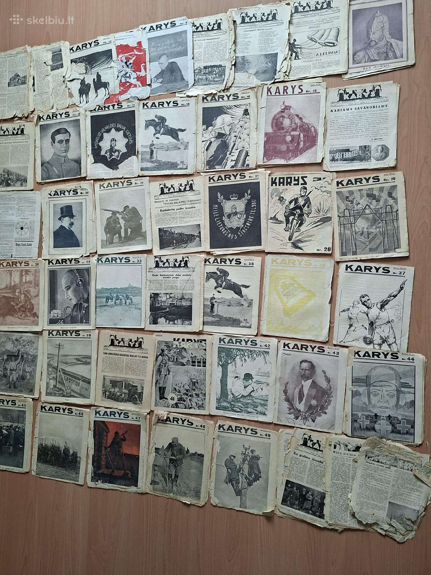 Didelis tarpukario žurnalų ir knygų rinkinys