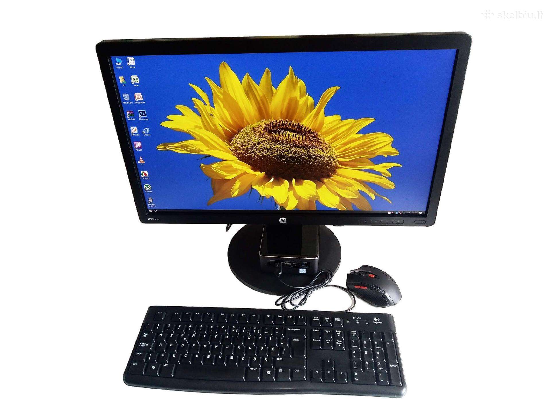 Intel Nuc7i3bnh i3-7100u 16gb 240gb su monitorium